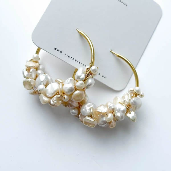Victoria Louise bridal earrings.